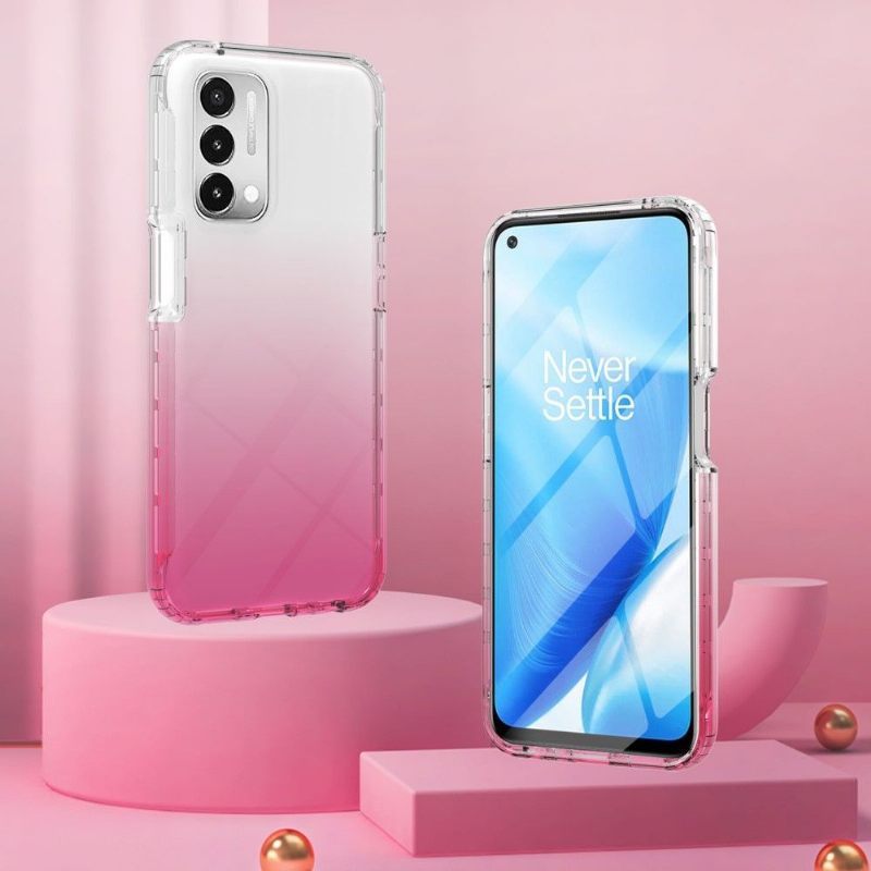 Hoesje voor Oppo A74 5G / A54 5G Gradiënt Met Gehard Glas