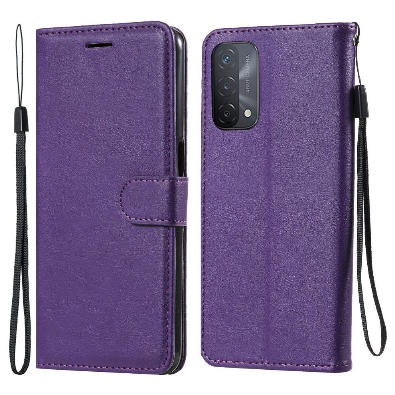 Leren Hoesje voor Oppo A74 5G / A54 5G Bescherming Met Ketting Sylvette