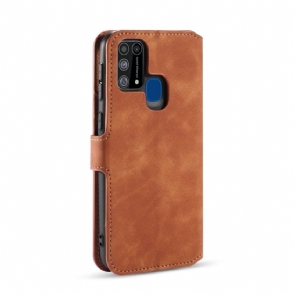Flip Case voor Samsung Galaxy M31 Dg Ming Retro-stijl