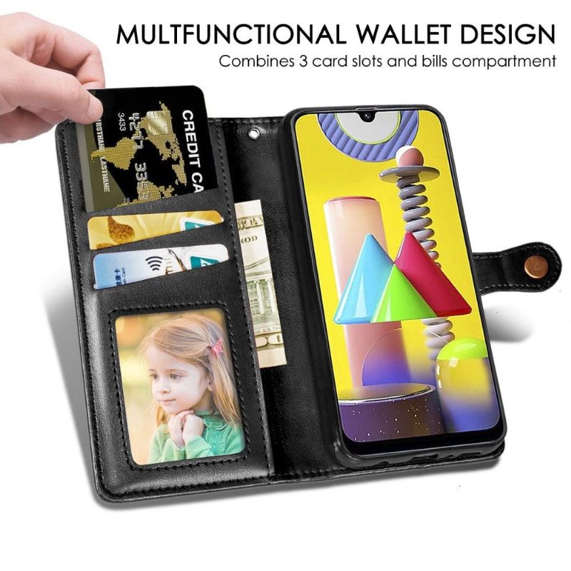 Folio-hoesje voor Samsung Galaxy M31 Indila Kunstleer Kaarthouder