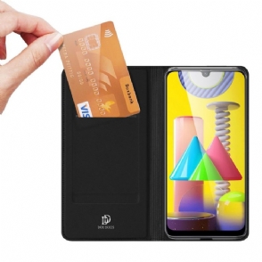 Folio-hoesje voor Samsung Galaxy M31 Satijnen Coating