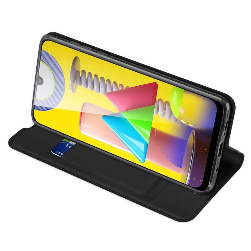 Folio-hoesje voor Samsung Galaxy M31 Satijnen Coating