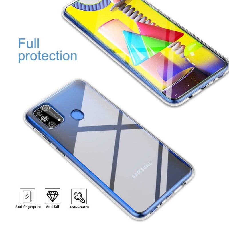 Hoesje voor Samsung Galaxy M31 Anti-fall + Beschermfolie Van Gehard Glas