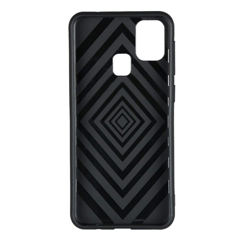 Hoesje voor Samsung Galaxy M31 Mat Effect Met Steun Op De Rug