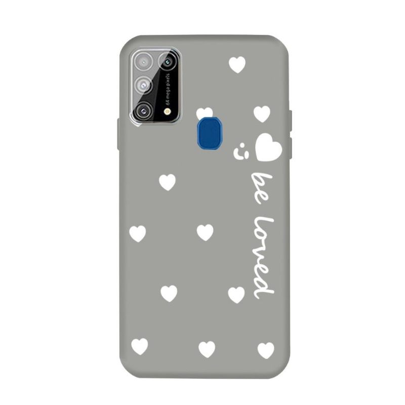 Hoesje voor Samsung Galaxy M31 Wees Geliefd Met Meerdere Harten