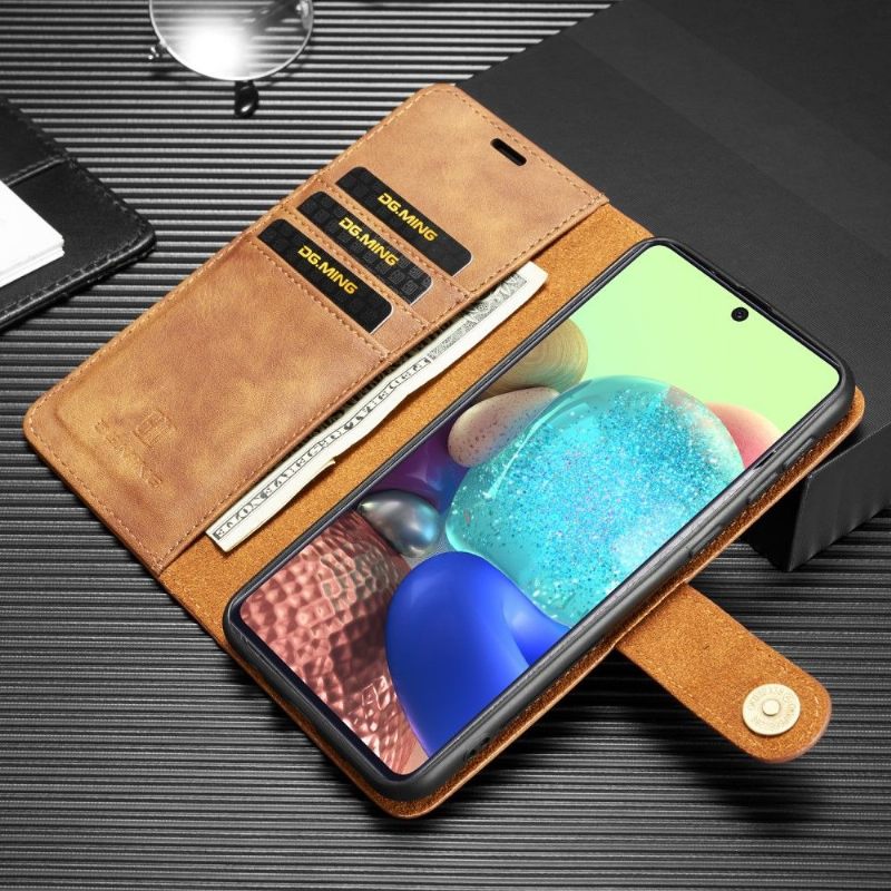 Telefoonhoesje Leren Hoesje voor Samsung Galaxy M31 Bescherming Hoesje 2 in 1 Afneembaar