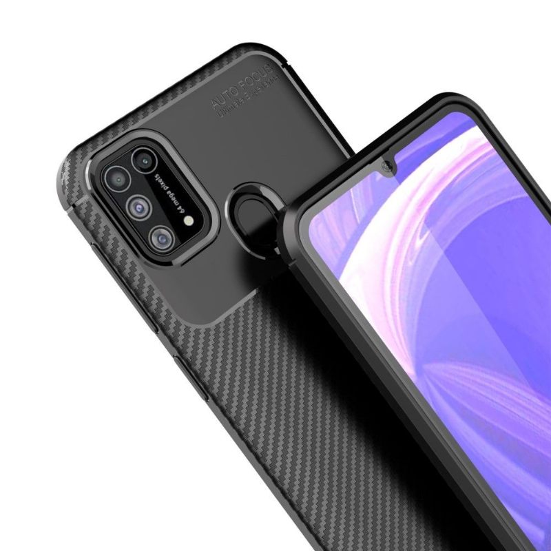 Telefoonhoesje voor Samsung Galaxy M31 Bescherming Karbon Stijlvol