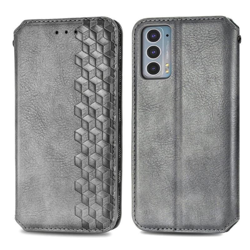 Folio-hoesje voor Motorola Edge 20 Kub Design-kaarthouder