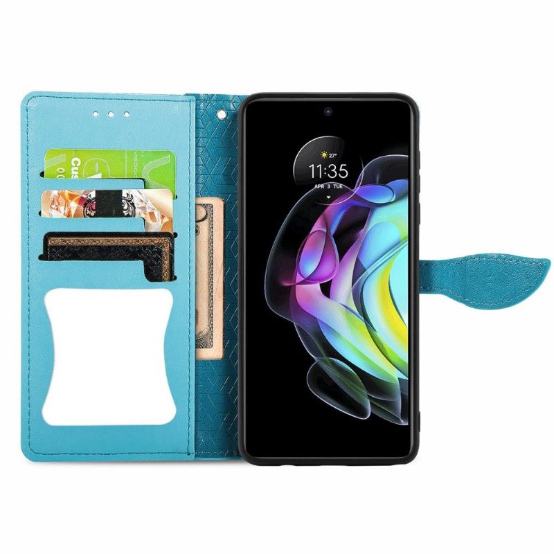 Folio-hoesje voor Motorola Edge 20 Mandalablad