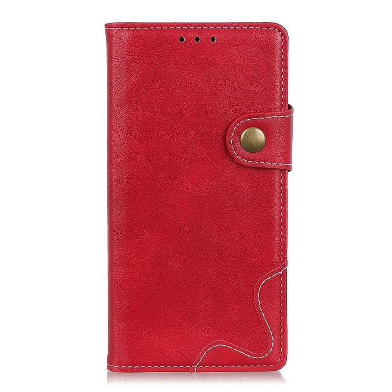 Folio-hoesje voor Motorola Edge 20 S-vorm Zichtbare Naden