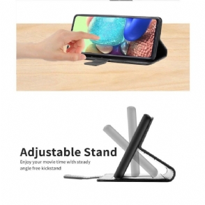 Folio-hoesje voor Motorola Edge 20 Y-lijnen Leereffect