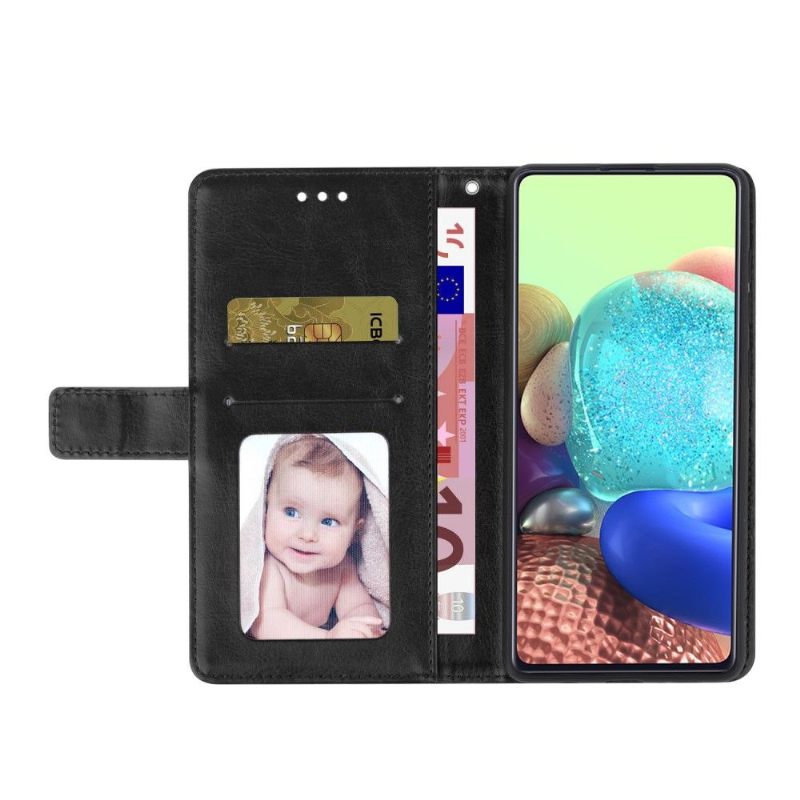 Folio-hoesje voor Motorola Edge 20 Y-lijnen Leereffect