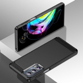 Hoesje voor Motorola Edge 20 Anti-fall Geborsteld Siliconeneffect