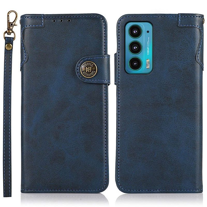 Leren Hoesje voor Motorola Edge 20 Bescherming Khazneh De Klassieker