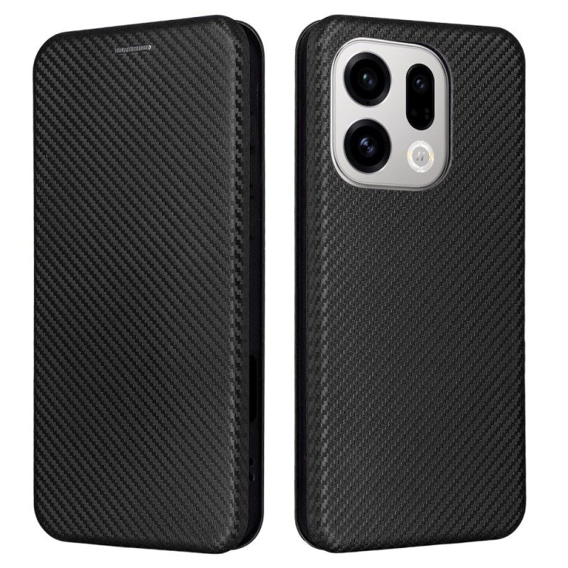 Folio-hoesje Oppo Find X9 5g Koolstofvezeltextuur