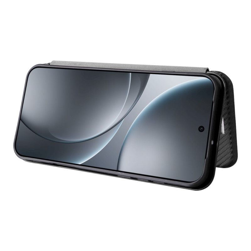 Folio-hoesje Oppo Find X9 5g Koolstofvezeltextuur