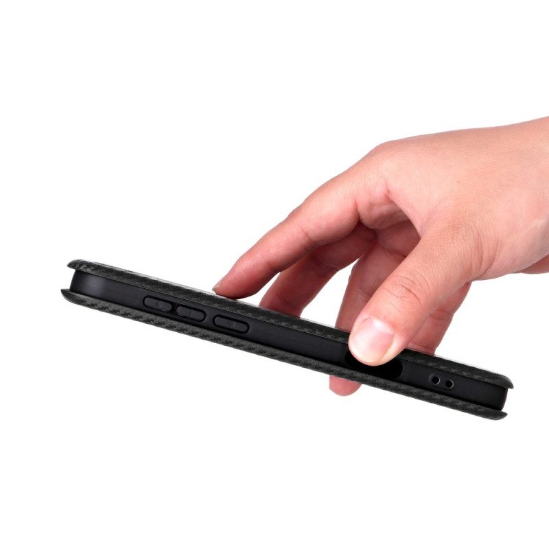 Folio-hoesje Oppo Find X9 5g Koolstofvezeltextuur