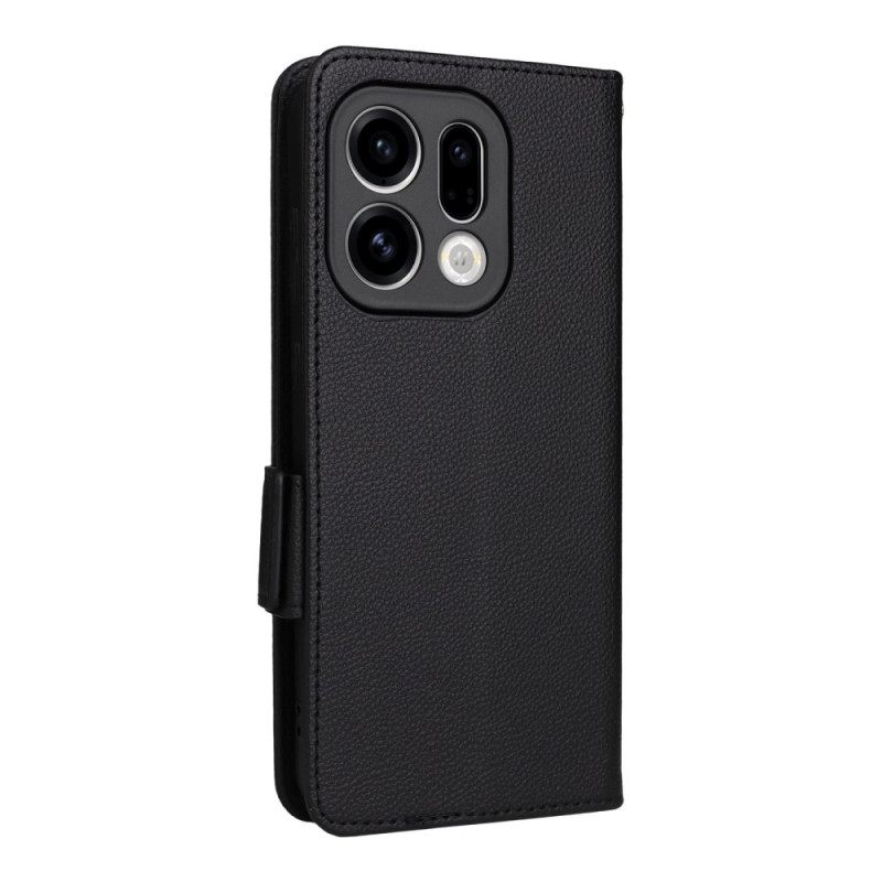 Folio-hoesje Oppo Find X9 5g Kunstleer Met Bandje