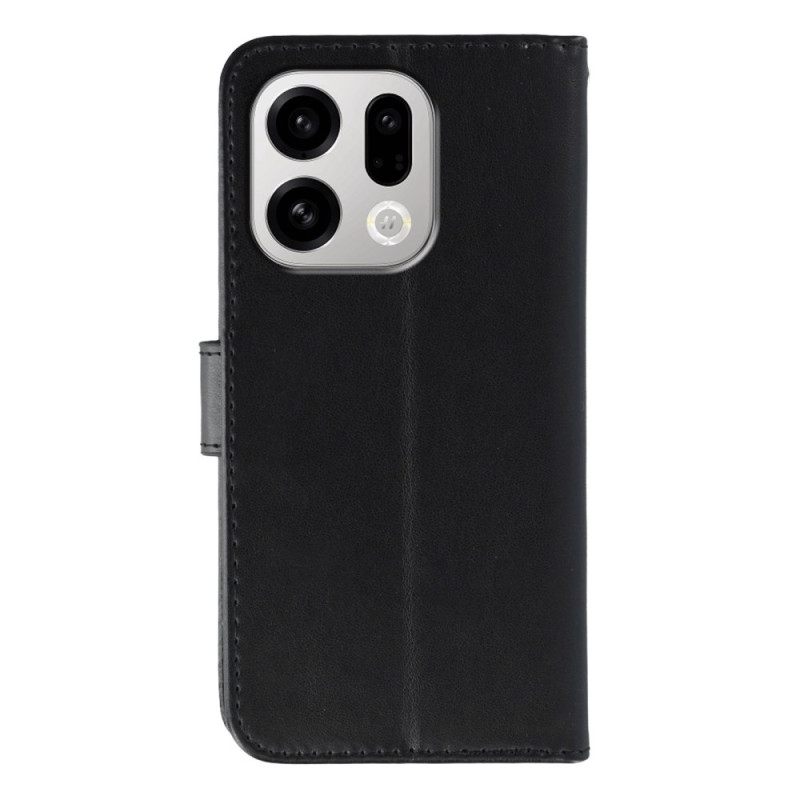 Folio-hoesje Oppo Find X9 5g Telefoonhoesje Met Polsbandje