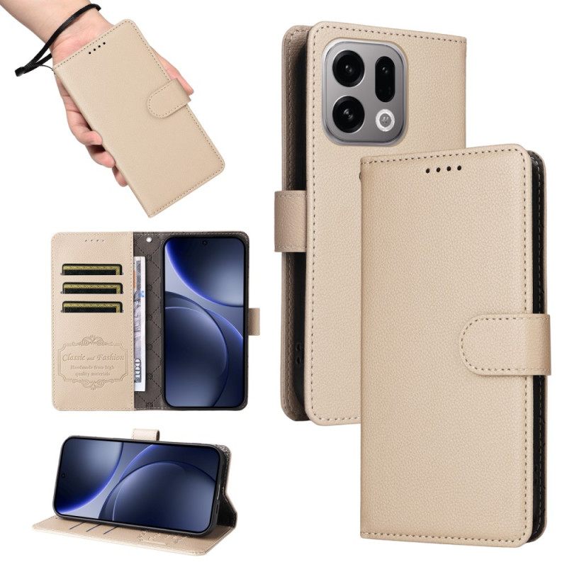 Folio-hoesje Oppo Find X9 5g Telefoonhoesje Rfid-bescherming