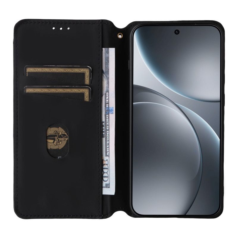 Folio-hoesje Voor Oppo Find X9 5g Diamantpatroon