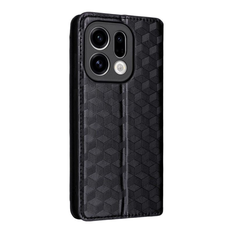 Folio-hoesje Voor Oppo Find X9 5g Diamantpatroon
