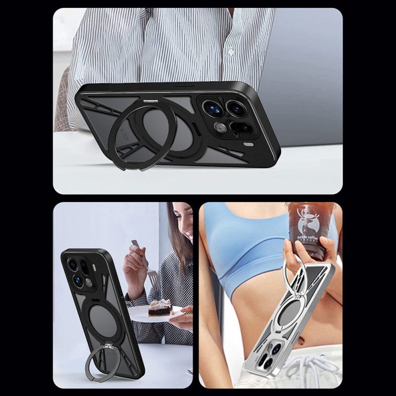 Hoesje Oppo Find X9 5g Draaibare Magnetische Houder En Warmteafvoer