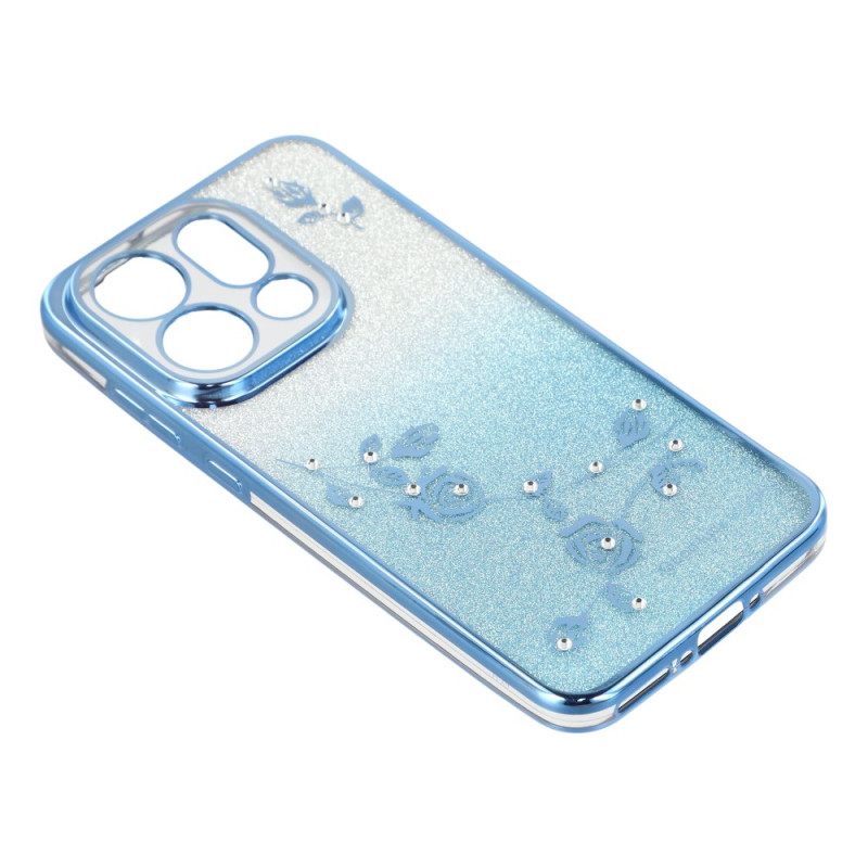 Hoesje Oppo Find X9 5g Kadem Bloemen En Pailletten Bescherming Hoesje