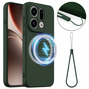 Hoesje Oppo Find X9 5g Magsafe Vloeibare Siliconen Bescherming Hoesje