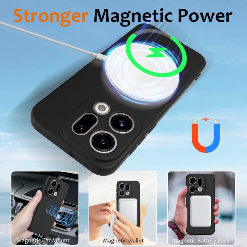 Hoesje Oppo Find X9 5g Magsafe Vloeibare Siliconen Bescherming Hoesje