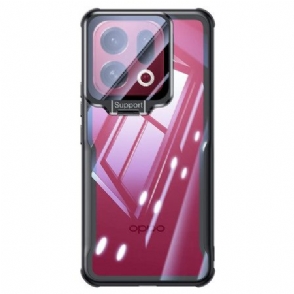 Hoesje Voor Oppo Find X9 5g Transparant Met Ingebouwde Standaard En Camerabescherming