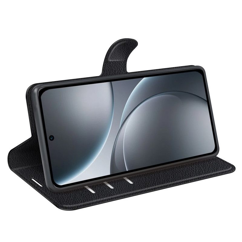 Leren Hoesje Oppo Find X9 5g Lychee Kunstleer Bescherming Hoesje