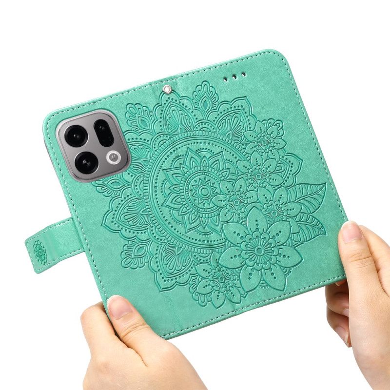 Leren Hoesje Oppo Find X9 5g Mandala-print