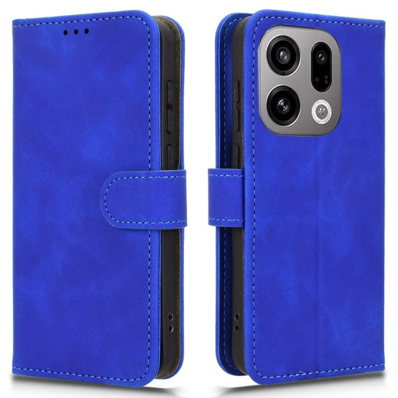 Leren Hoesje Oppo Find X9 5g Suède-effect Bescherming Hoesje