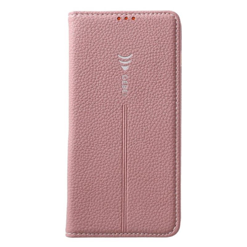 Cover voor Samsung Galaxy S10 Gestructureerd Leer Met Ondersteuning