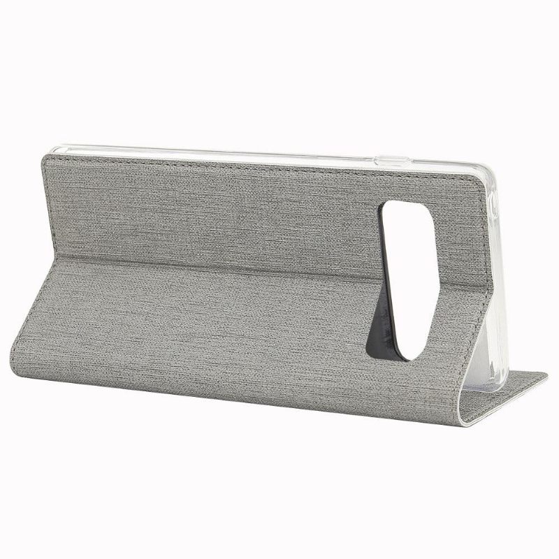 Cover voor Samsung Galaxy S10 Ondersteuning Voor Getextureerde Beugels