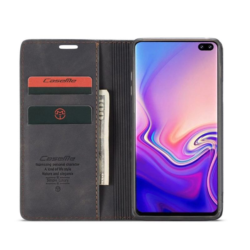 Cover voor Samsung Galaxy S10 Premium Kunstleer