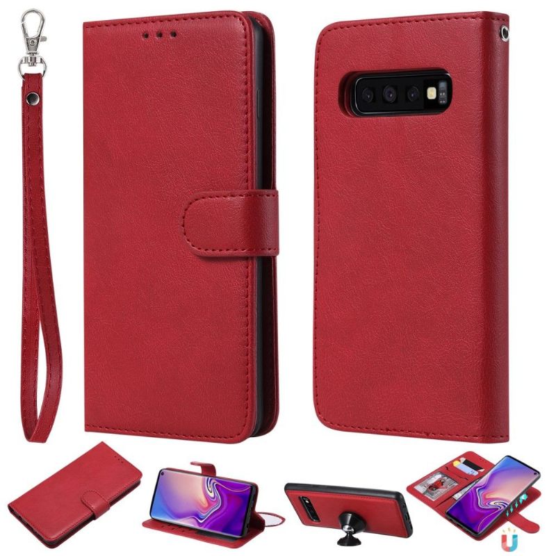 Hoesje Cover voor Samsung Galaxy S10 Magnetisch Kunstleer