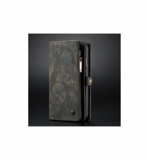 Hoesje Cover voor Samsung Galaxy S10 Portemonnee Leren En Zwarte Behuizing