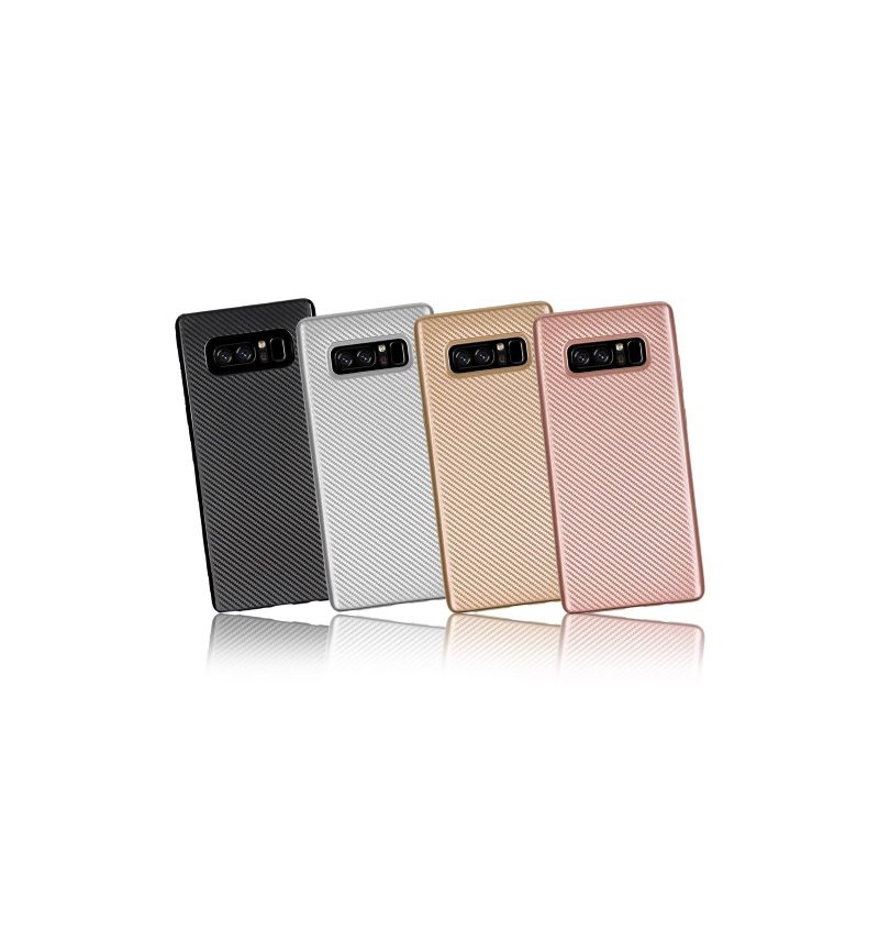Hoesje voor Samsung Galaxy S10 Anti-fall Koolstofvezelcoating