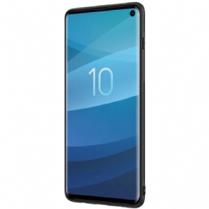 Hoesje voor Samsung Galaxy S10 Synthetische Vezel