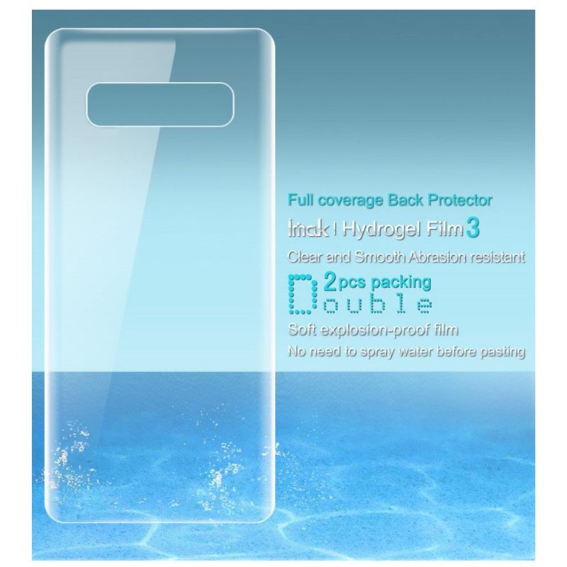 Samsung Galaxy S10 - 2 Hydrogel Beschermfolies Aan De Achterkant