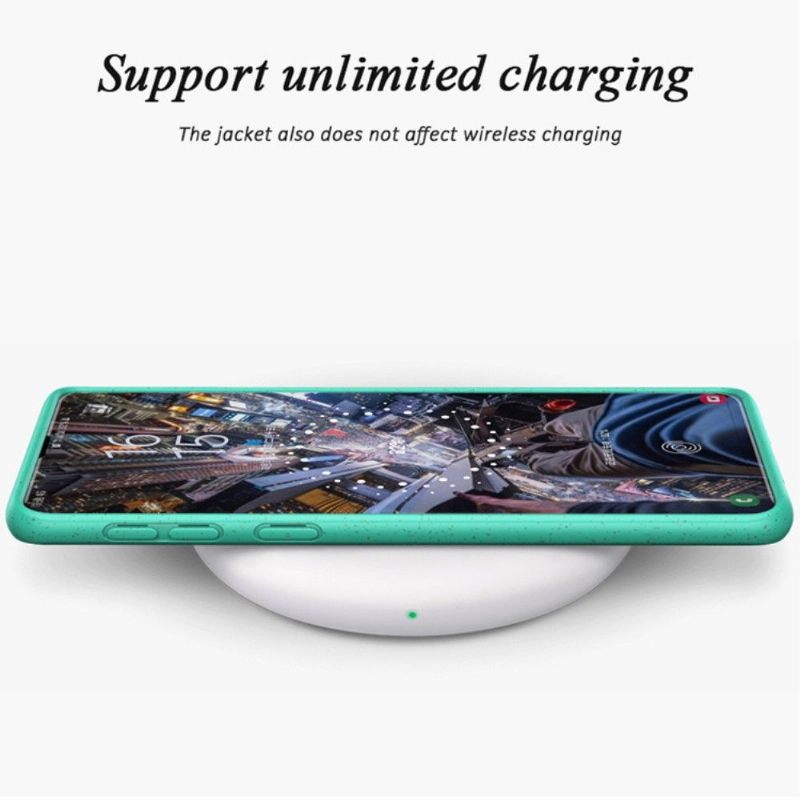 Telefoonhoesje voor Samsung Galaxy S10 Bescherming Granen Met Mat Effect