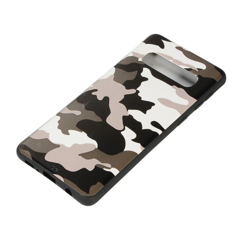Telefoonhoesje voor Samsung Galaxy S10 Militaire Camo Gel