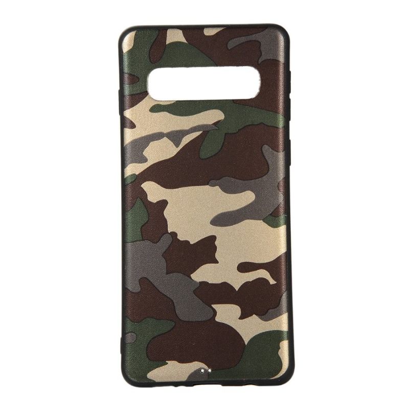 Telefoonhoesje voor Samsung Galaxy S10 Militaire Camo Gel