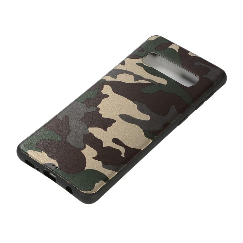 Telefoonhoesje voor Samsung Galaxy S10 Militaire Camo Gel