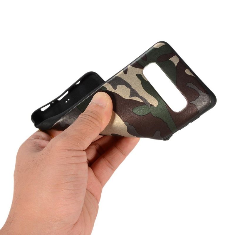 Telefoonhoesje voor Samsung Galaxy S10 Militaire Camo Gel