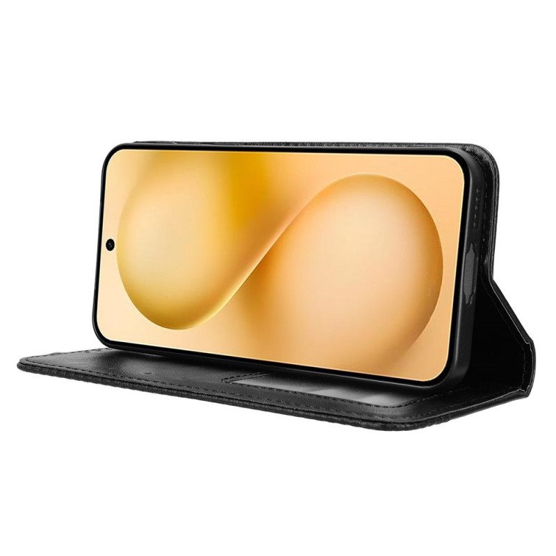 Folio-hoesje Vivo X200 Fe Telefoonhoesje Vintage Rand