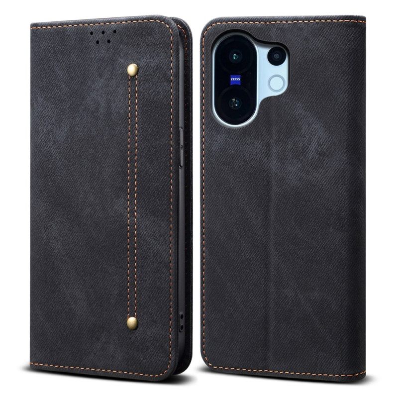 Folio-hoesje Voor Vivo X200 Fe Denimstof