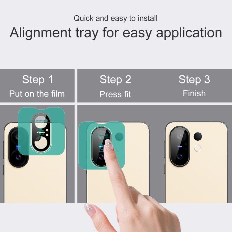 Gehard Glazen Lensbeschermer Voor Vivo X200 Fe Met Zelfaanpassend Frame (zwarte Versie)